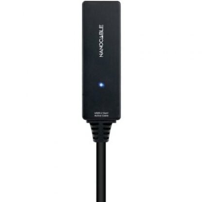 Cable alargador usb tipo-c 3.2 con amplificador nanocable 10.01.1311/ usb tipo-c macho - usb tipo-c hembra/ 5m/ negro - Imagen 3