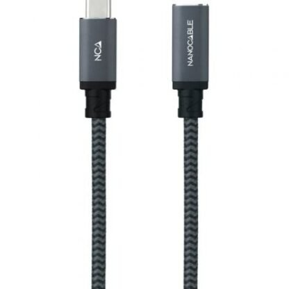 Cable alargador usb tipo-c 3.2 nanocable 10.01.4500-comb/ usb tipo-c macho - usb tipo-c hembra/ 50cm/ negro - Imagen 2