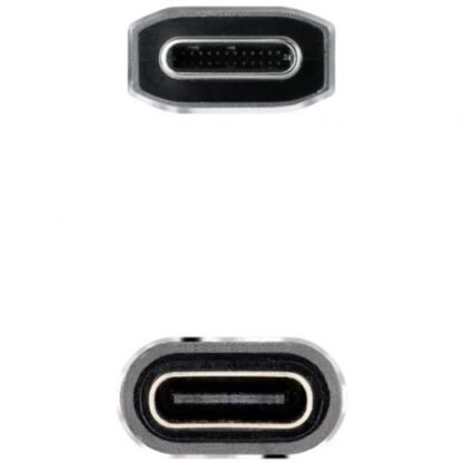 Cable alargador usb tipo-c 3.2 nanocable 10.01.4500-comb/ usb tipo-c macho - usb tipo-c hembra/ 50cm/ negro - Imagen 3