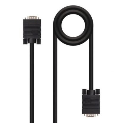 Cable svga nanocable 10.15.1305/ vga macho - vga macho/ 5m/ negro