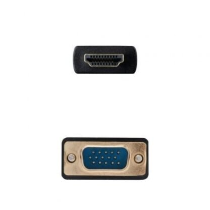 Cable conversor nanocable 10.15.4348/ hdmi macho - vga macho/ 1.8m/ negro - Imagen 3