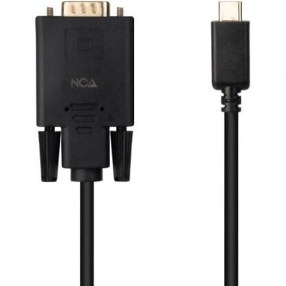 Cable conversor nanocable 10.15.5202/ usb tipo-c macho -vga macho/ 1.8m/ negro - Imagen 2