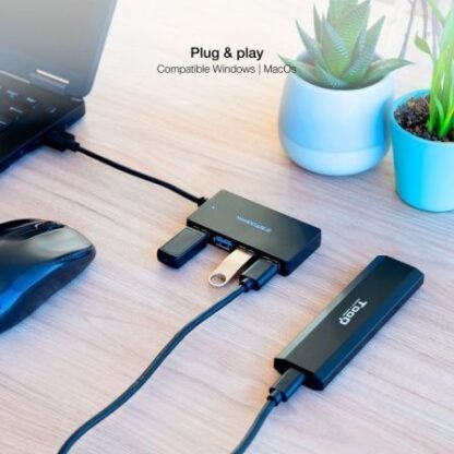 Hub usb 3.0 nanocable 10.16.4403/ 4xusb - Imagen 4
