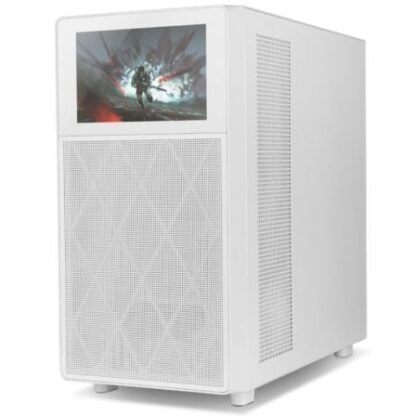 Caja gaming semitorre nox hummer bios/ blanca - Imagen 2