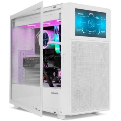 Caja gaming semitorre nox hummer bios/ blanca - Imagen 4
