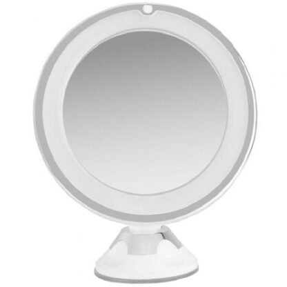 Espejo cosmético de pared con luz orbegozo esp 1010/ ø17cm - Imagen 2