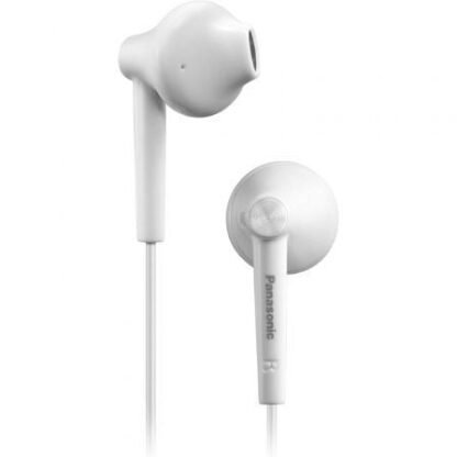 Auriculares intrauditivos panasonic rp-tcm55/ con micrófono/ jack 3.5/ blancos - Imagen 2