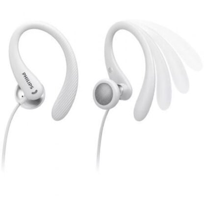 Auriculares deportivos philips taa1105wt/ con micrófono/ jack 3.5/ blancos - Imagen 2