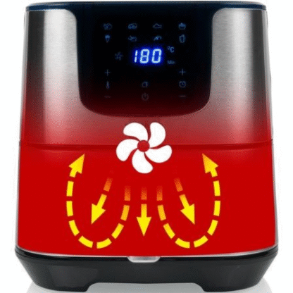Freidora por aire airfryer / sin aceite princess deluxe digital xxl 183312/ 1700w/ capacidad 5,5l - Imagen 5