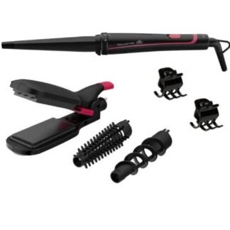 Rizador para el pelo rowenta multistyler cf422lf0/ negro y rosa