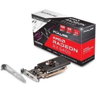 Tarjeta gráfica sapphire pulse radeon rx 6400 gaming/ 4gb gddr6