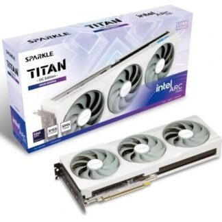 Tarjeta gráfica sparkle intel arc b580 titan luna oc edition/ 12gb gddr6