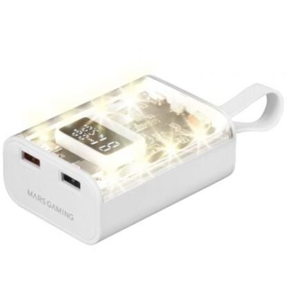 Powerbank 10000mah mars gaming mpk-10k/ 22.5w/ blanca - Imagen 5
