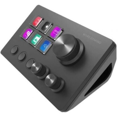 Control deck mars gaming msd-two/ 6 teclas lcd/ 3 ruedas/ 3 botones/ negro - Imagen 2