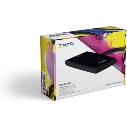 Caja externa para disco duro de 2.5" tooq tqe-2526b/ usb 3.1 - Imagen 5