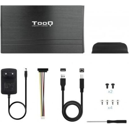 Caja externa para disco duro de 3.5" tooq tqe-3520b/ usb 2.0 - Imagen 5