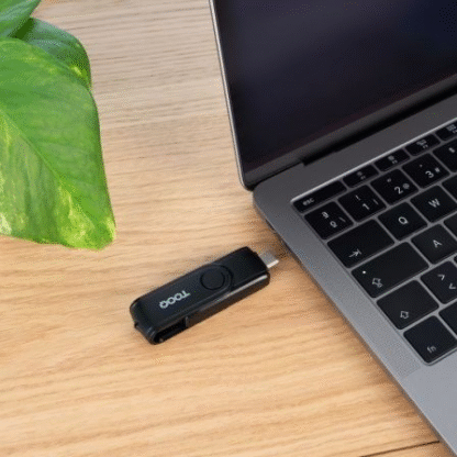 Lector de tarjetas externo tooq tqr-3003b/ usb 2.0 y usb tipo-c - Imagen 2
