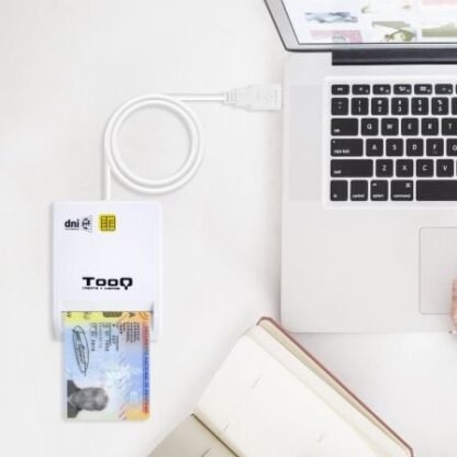 Lector de dni tooq tqr-210w/ usb 2.0/ blanco - Imagen 3