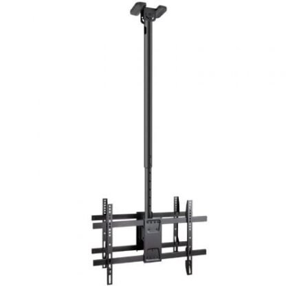 Soporte de techo giratorio/ inclinable/ nivelable tooq lpce2286tsli-xl-b para 2 tv de 43-86"/ hasta 100kg