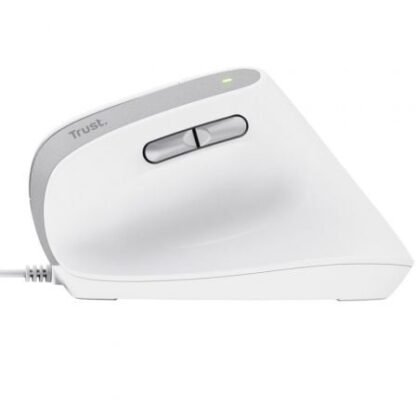 Ratón vertical trust bayo ii/ hasta 2400 dpi/ blanco - Imagen 3
