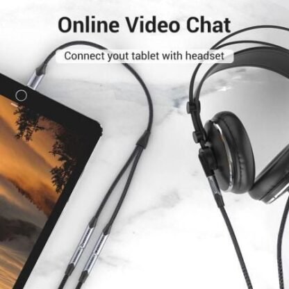 Cable conversor usb tipo-c vention bgphy/ usb tipo-c macho - 2x jack 3.5 hembra/ 30cm/ gris - Imagen 3