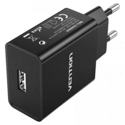 Cargador de pared vention wml-ch07-eu-b/ 1xusb/ 12w - Imagen 2