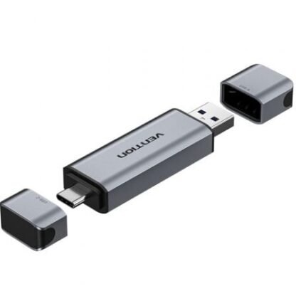 Lector de tarjetas externo vention cllh0/ usb 3.0/ usb tipo-c - Imagen 2