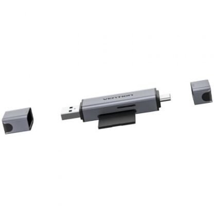 Lector de tarjetas externo vention cllh0/ usb 3.0/ usb tipo-c - Imagen 3