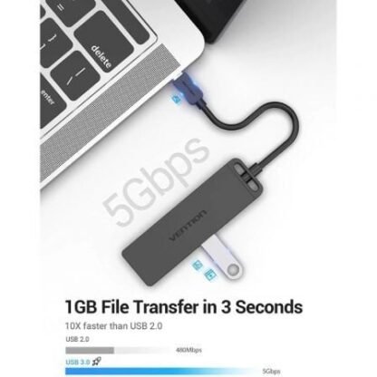 Hub usb tipo-c vention tgkbf/ 4xusb/ 1xmicrousb pd/ 1m - Imagen 4