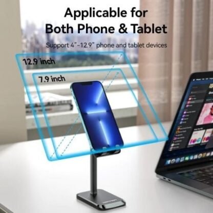 Soporte para smartphone/tablet vention kcqw0/ blanco - Imagen 3