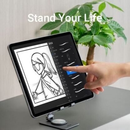 Soporte para smartphone/tablet vention ksdh0/ plata - Imagen 3