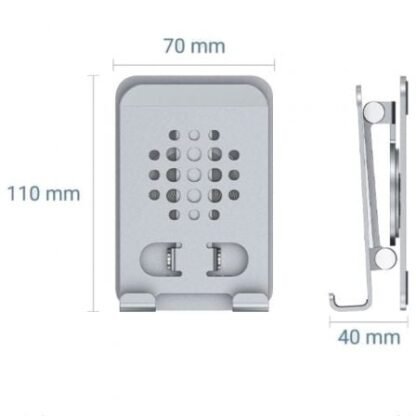 Soporte para smartphone/tablet vention ksdh0/ plata - Imagen 4