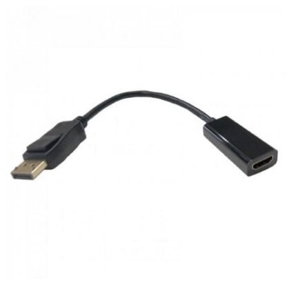 Conversor 3go adphdmi/ displayport macho - hdmi hembra/ 15cm/ negro