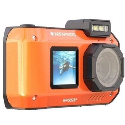 Cámara digital deportiva agfaphoto realishot wp9500/ 24mp/ naranja - Imagen 3