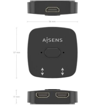 Switch conmutador 4k hdmi 2.0 bidireccional aisens a123-0948 hdmi hembra - 3x hdmi hembra - Imagen 4