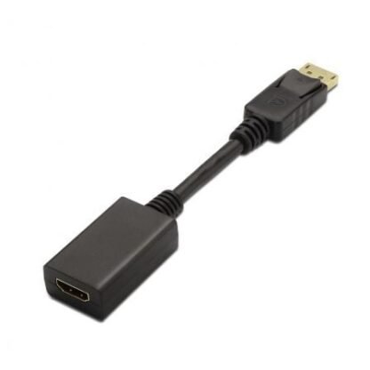 Conversor aisens a125-0134/ displayport macho - hdmi hembra/ 15cm/ negro - Imagen 2