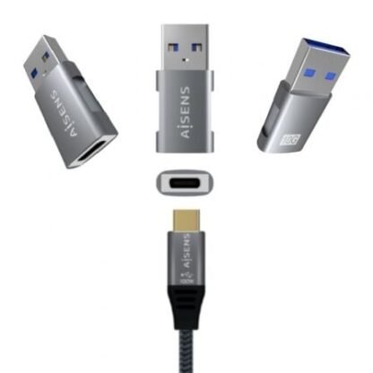 Adaptador usb 3.2 gen2 aisens a108-0655/ usb tipo-c hembra - usb macho - Imagen 5