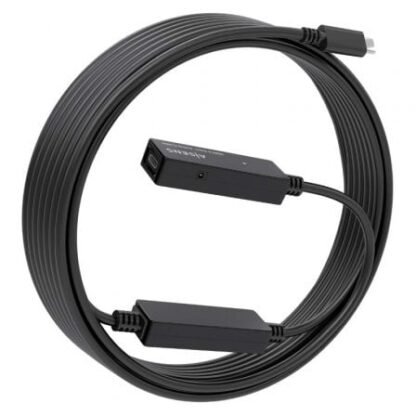 Cable alargador usb 3.2 con amplificador aisens a107-0870/ usb tipo-c macho - usb tipo-c hembra/ hasta 100w/ 20gbps/ 10m/ negro - Imagen 2