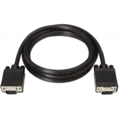 Cable svga aisens a113-0068/ vga macho - vga macho/ hasta 3w/ 10mbps/ 1.8m/ negro - Imagen 2