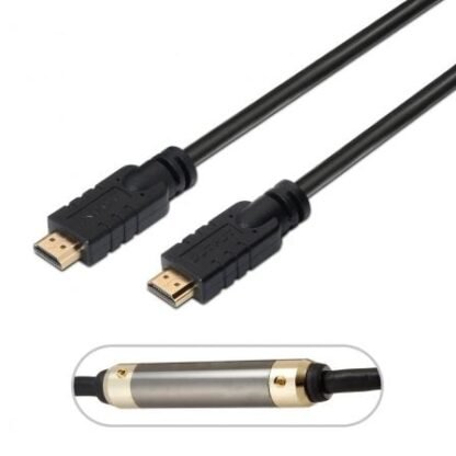 Cable hdmi 2.0 4k aisens a120-0375/ hdmi macho - hdmi macho/ hasta 10w/ 2250mbps/ 25m/ negro - Imagen 2
