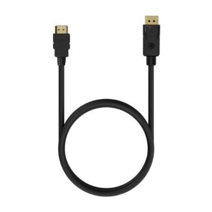 Cable conversor aisens a125-0551/ displayport macho - hdmi macho/ hasta 5w/ 2300mbps/ 1.5m/ negro - Imagen 3