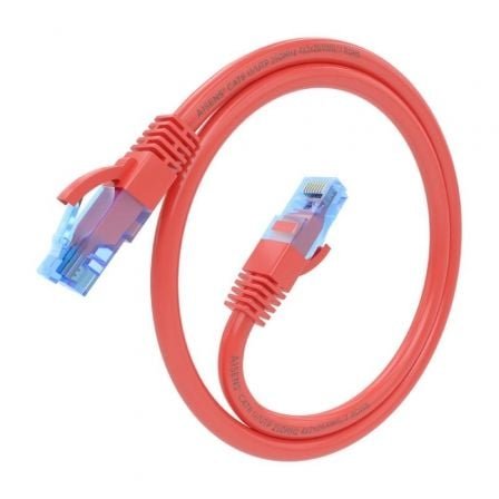 Cable de red rj45 awg26 cca utp aisens a135-0789 cat.6/ 1m/ rojo - Imagen 2