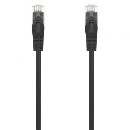 Cable de red rj45 awg24 utp aisens a145-0589 cat.6a/ lszh/ 2m/ negro