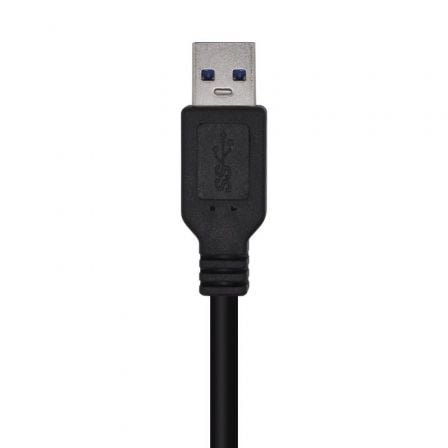 Cable usb 3.0 impresora aisens a105-0444/ usb tipo-b macho - usb macho/ 2m/ negro - Imagen 3