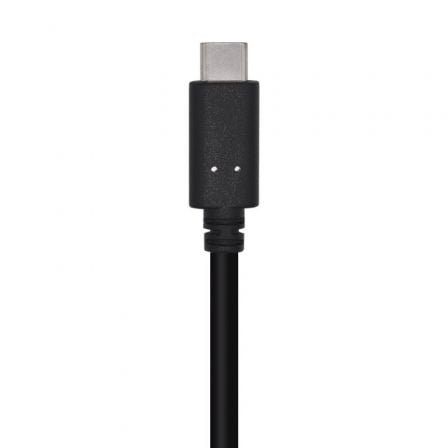 Cable usb 3.1 tipo-c aisens a107-0449/ usb tipo-c macho - usb macho/ 50cm/ negro - Imagen 2