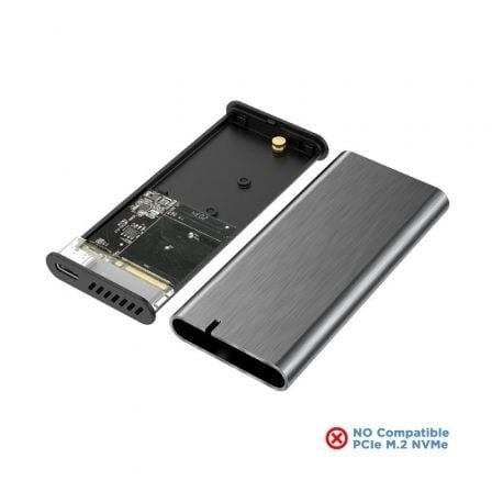 Caja externa para disco ssd m.2 sata aisens asm2-007gry/ usb 3.1 gen1/ sin tornillos - Imagen 3