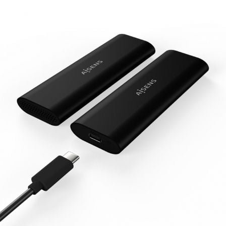Caja externa para disco ssd m.2 sata/nvme aisens asm2-014b/ usb 3.2/ sin tornillos - Imagen 3