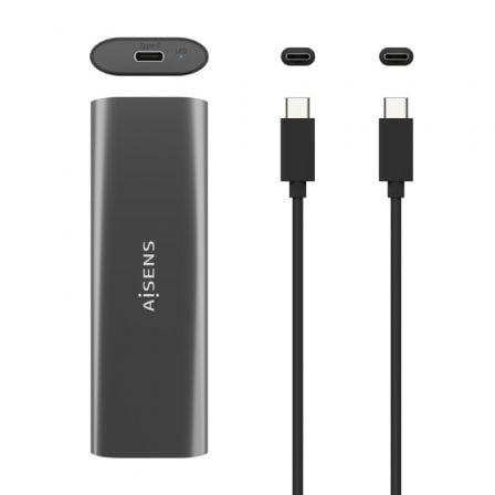 Caja externa para disco ssd m.2 sata/nvme aisens asm2-015gr/ usb 3.1/ sin tornillos - Imagen 3