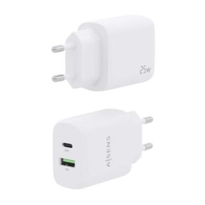 Cargador de pared aisens a110-0758/ 1xusb tipo-c/ 1xusb/ 25w - Imagen 3