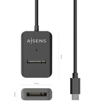 Dock usb tipo-c para ssd m2 sata/nvme aisens asuc-m2d011-bk/ negro - Imagen 4